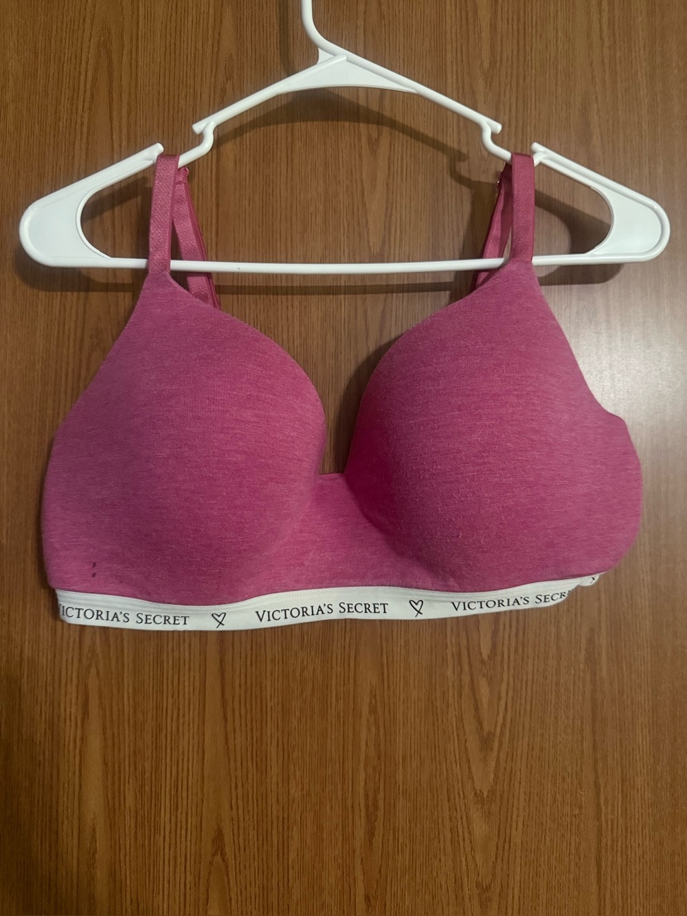 Victoria's Secret Pink Seamless Wireless Bra with Branded Band